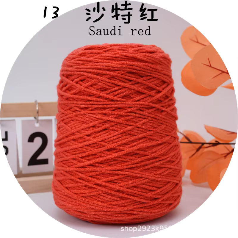 Holdbar 8-trådet flerfarvet tufting garn (400g)
