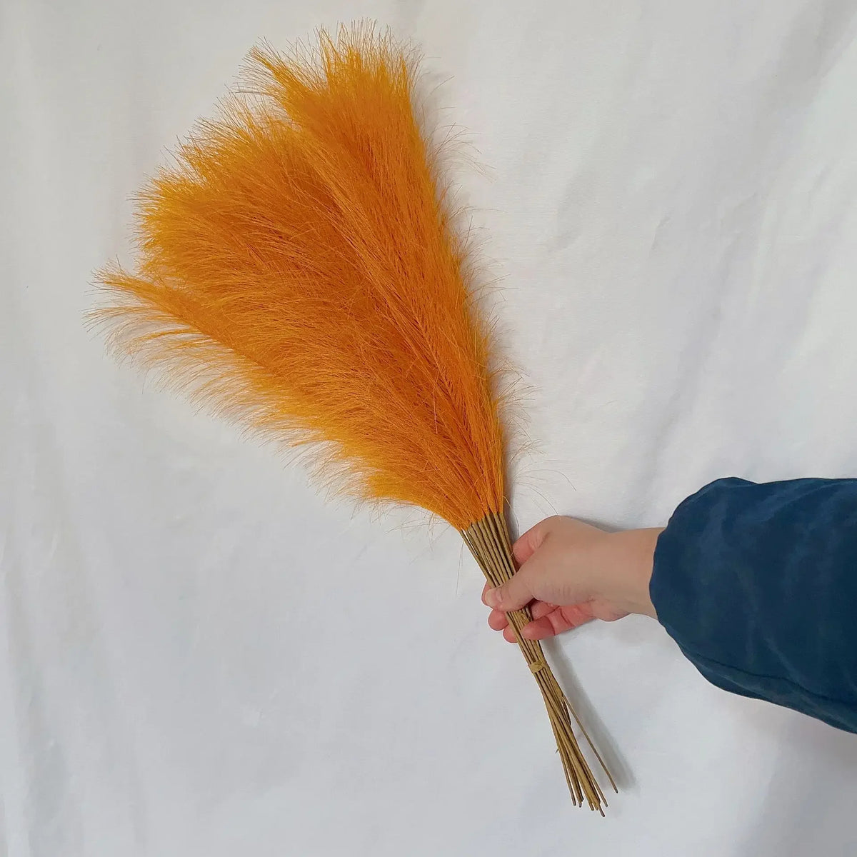 Künstlicher Pampasgrasstiel aus Seide (53–55 cm)