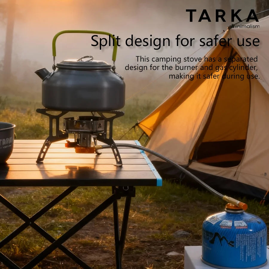 Sammenklappelig bærbar letvægts campinggasbrænder