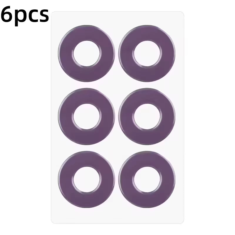 Stoßdämpfende selbstklebende Gel-Einlegesohlen für hohe Absätze (6er-Set)