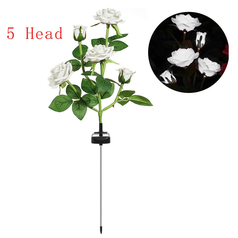 LumiRose - Solar LED Rosenblüten-Nachtlampe für den Garten