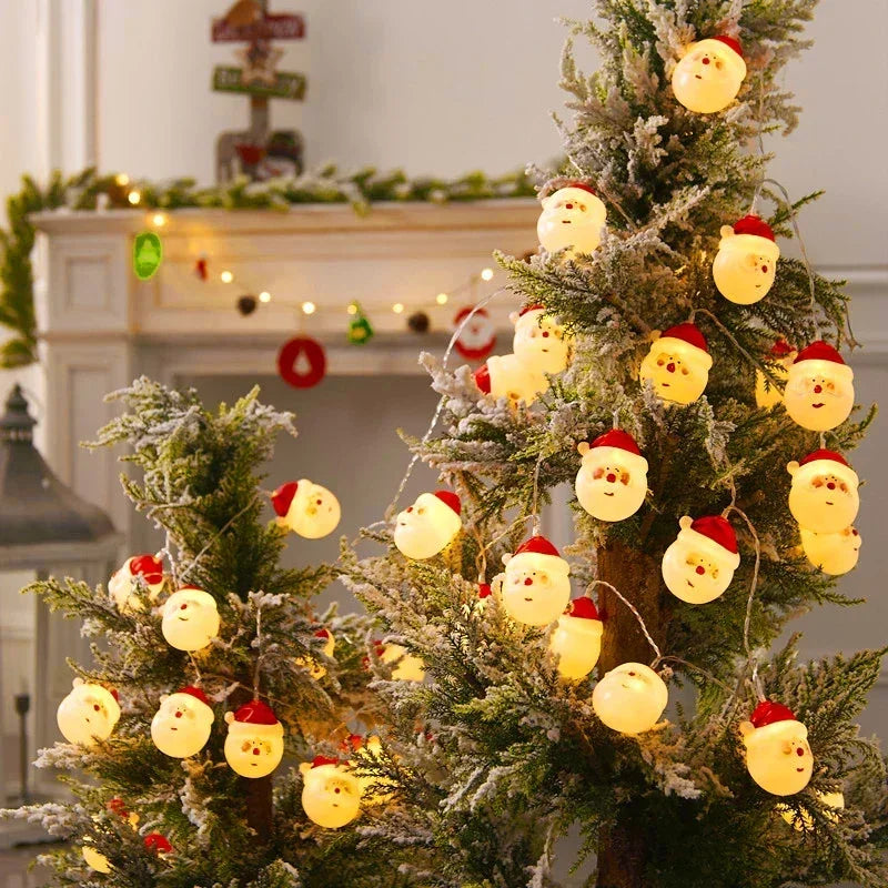 Batteridrevne varme LED-julestrenglys (1,5 m)