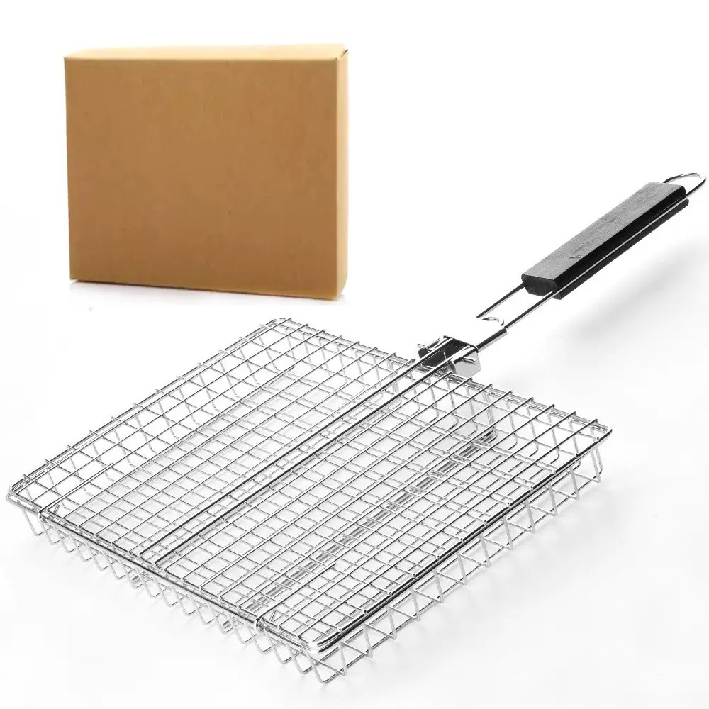 FlameGuard Pro Grillkorb 22 x 32 cm — Sicher, saftig, perfekt