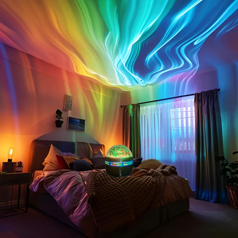 Celestia | Aurora LED-Stimmungslicht RGB-Fernbedienung - Sternenhimmel-Projektor für Schlafzimmer, Wohnkultur und Entspannung
