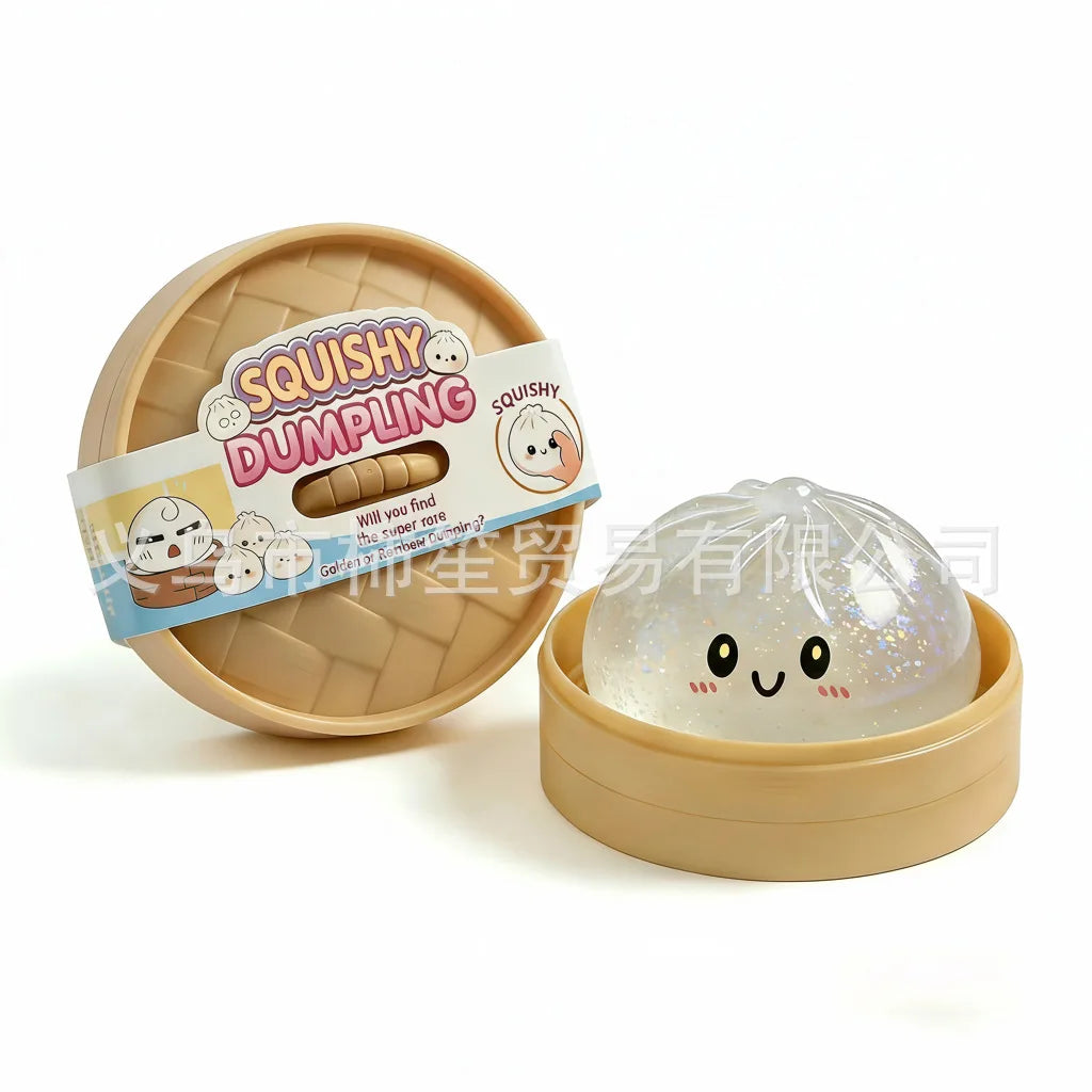 Kæmpe Langsomt Hævende Glimmer Dumpling Squishy Legetøj
