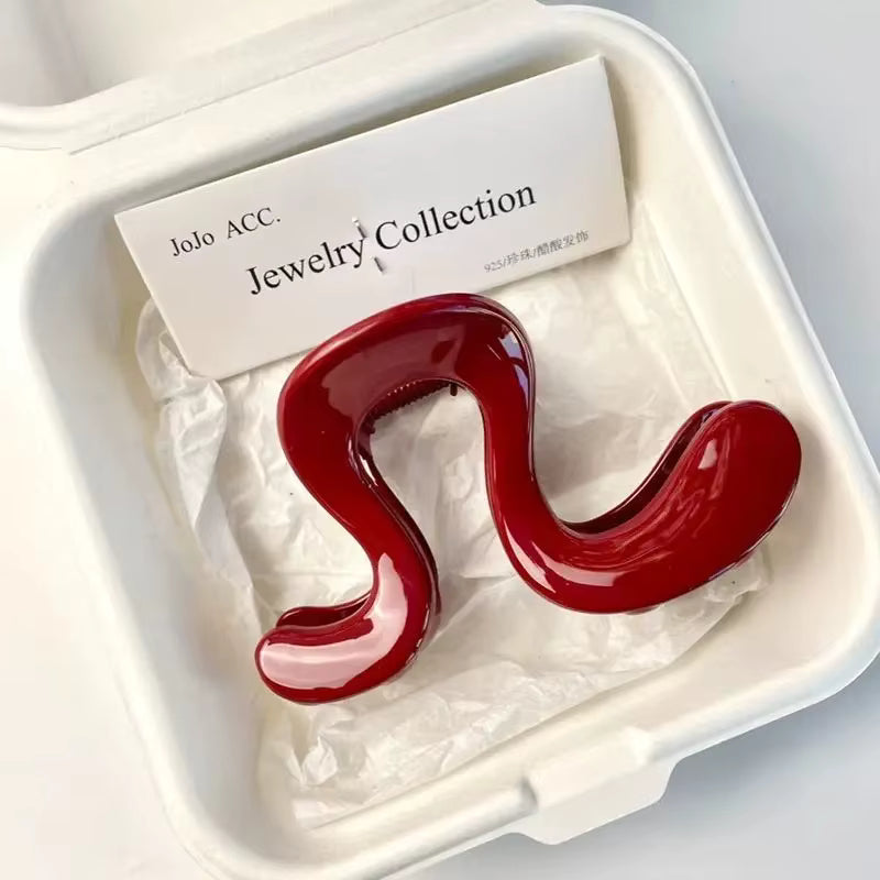 Sichere, rutschfeste, elegante unregelmäßige Haarspange
