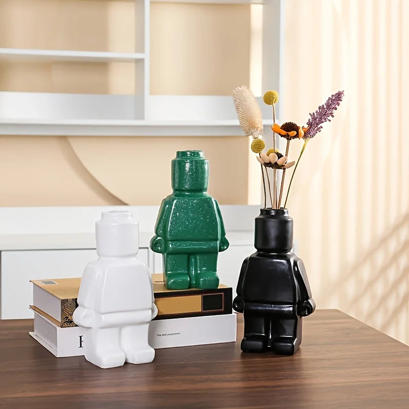 Elegant nordisk keramisk robotvase