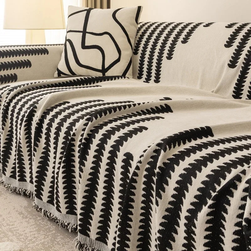 LuxeNest Sofa Tæppe — Ren Komfort, Ubøjet Stil