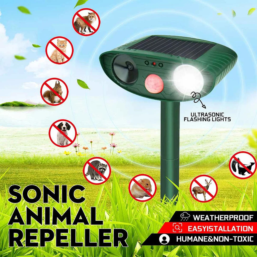 GardenGuard Echo — Stille Solcelledrevet Skadedyrsbeskyttelse