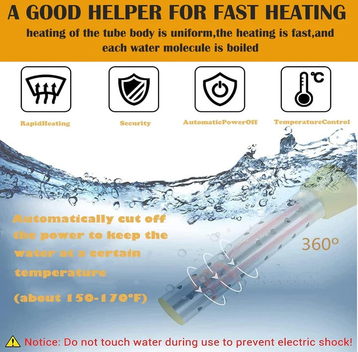 AquaHeat Pro — Øjeblikkelig Varme Overalt