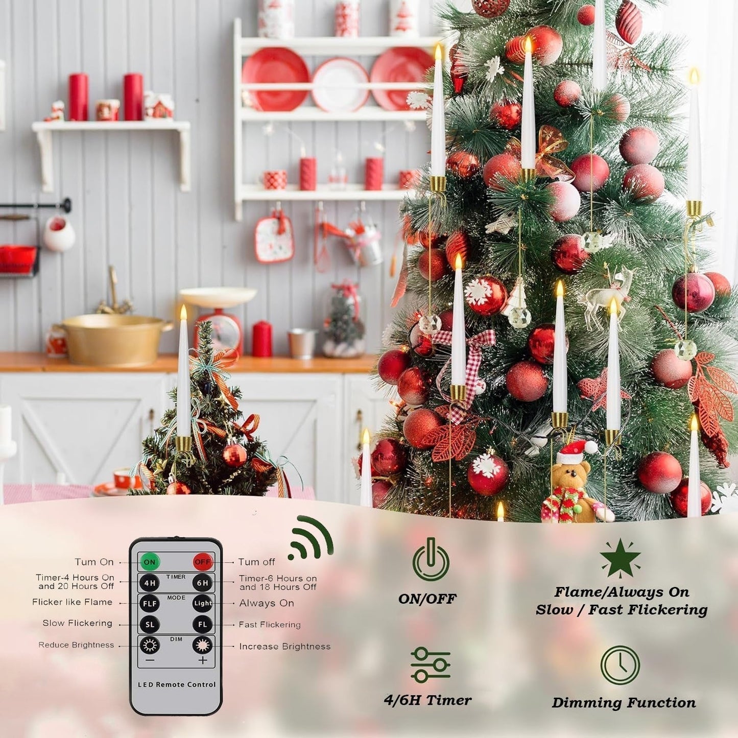 LumiFrost LED Weihnachtslichter — Warmes magisches Leuchten