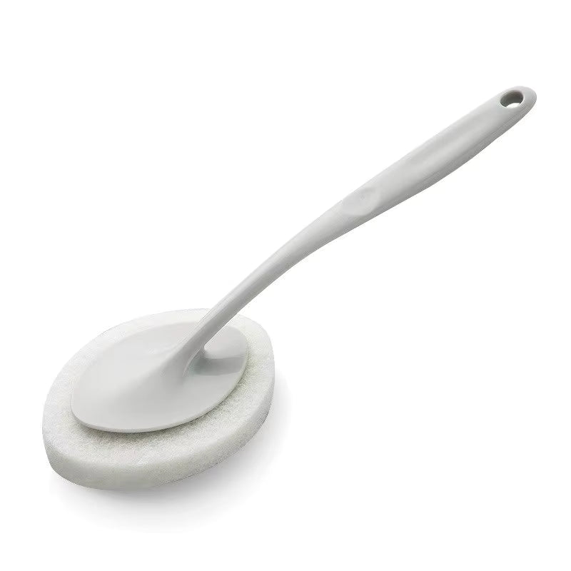 Multifunktionale Toilettenbürste mit Schwammkopf und langem Stiel