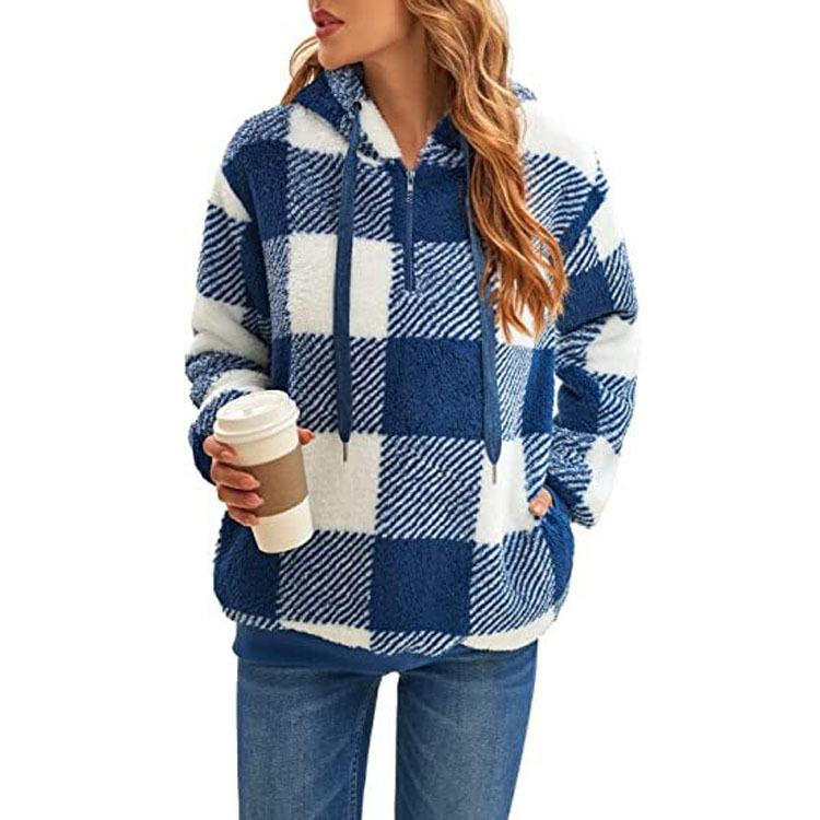 CozyChic - Damenpullover | Bequemer Pullover mit halbem Reißverschluss für jeden Anlass!