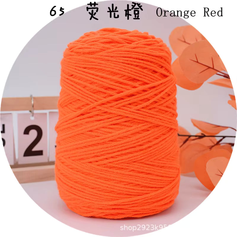 Holdbar 8-trådet flerfarvet tufting garn (400g)