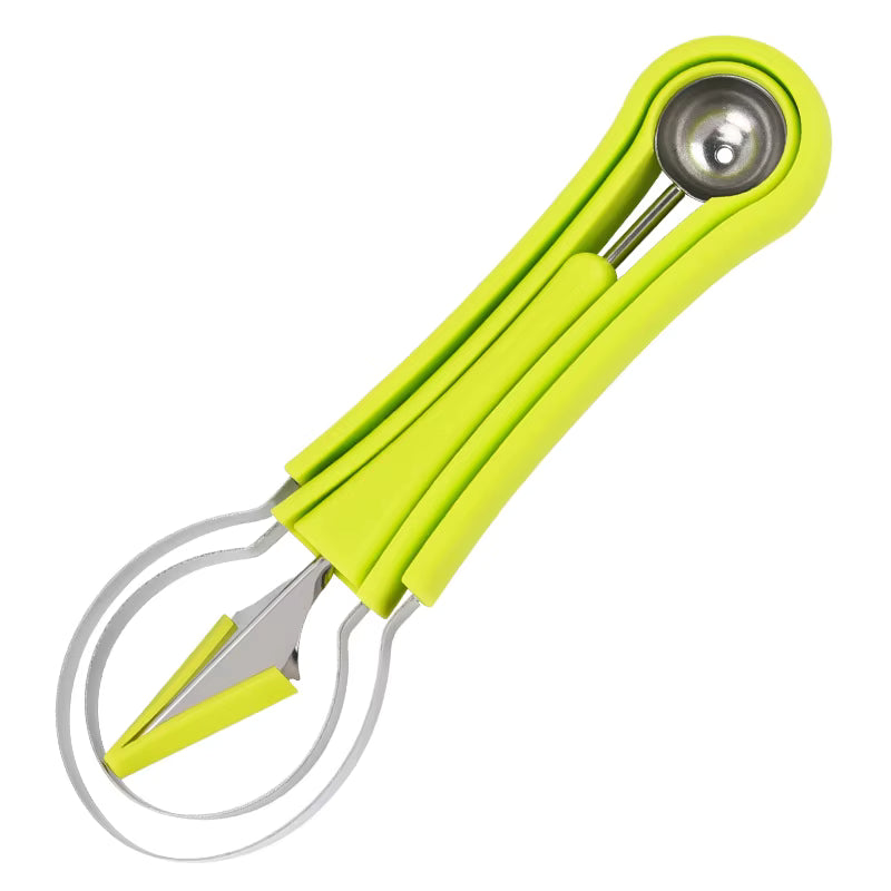 3-in-1-Avocadoschneider aus Edelstahl