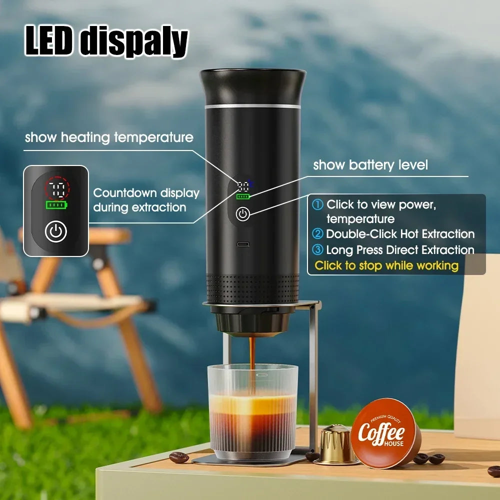 Tragbare digitale 20-Bar-Espressomaschine (3-in-1)