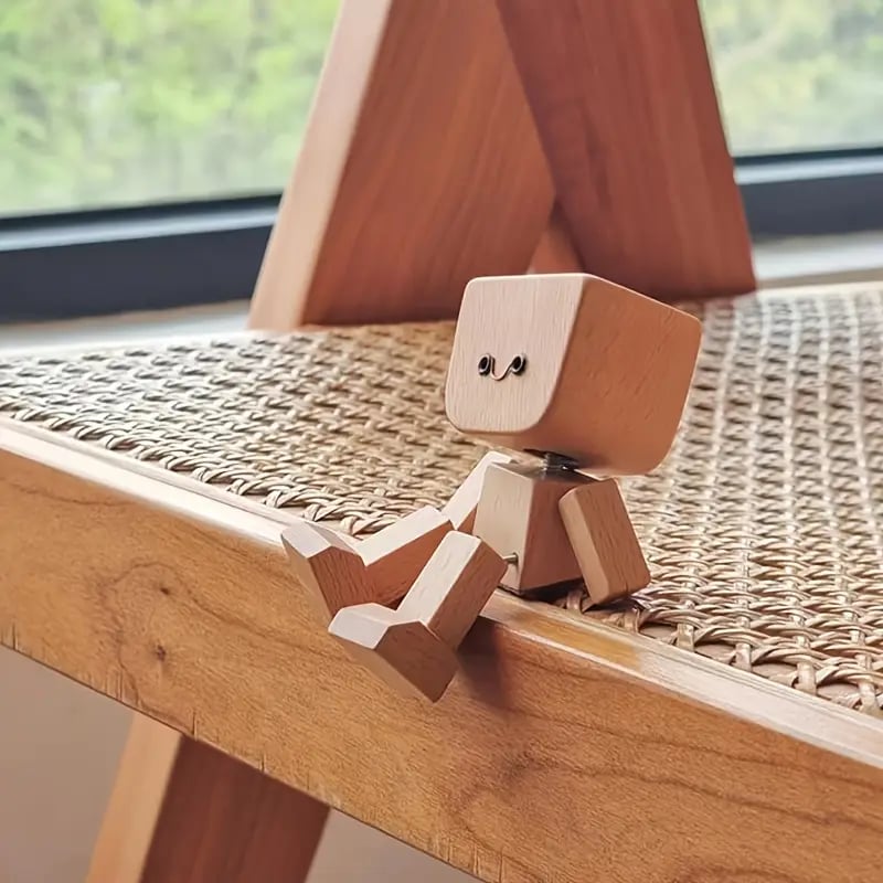 JoyTide Holzfigur mit Kugelgelenk — Schaffe Freude bei jeder Fahrt