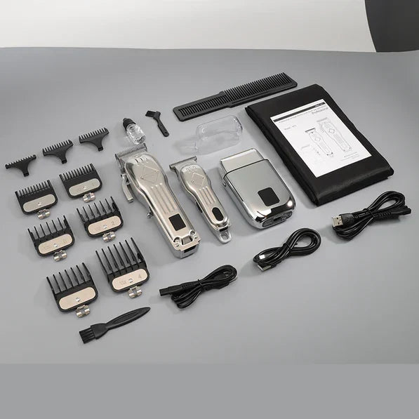 SharpTrim Pro - Elektrisches Rasier-Set