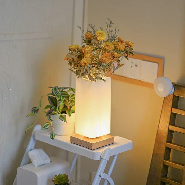 Variant image for Håndlavet Blomsterlampe med Unikt Design og Blødt Lys – Atmosfærisk Belysning til Dit Hjem-2