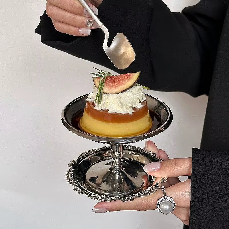 Robuster hoher Dessertbecher aus Edelstahl