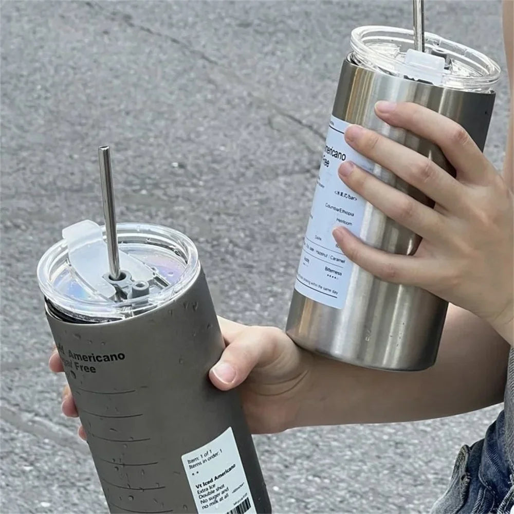 304 Rustfrit Stål Lækagesikker Isoleret Vandflaske (600ml)