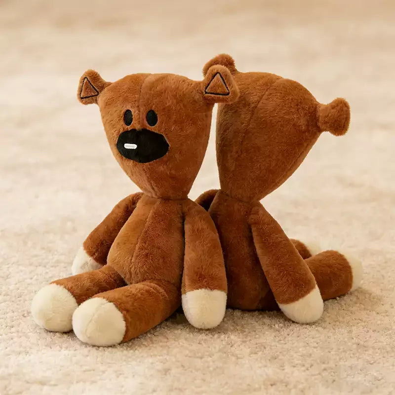 Blød brun plysbamse (30–110 cm)