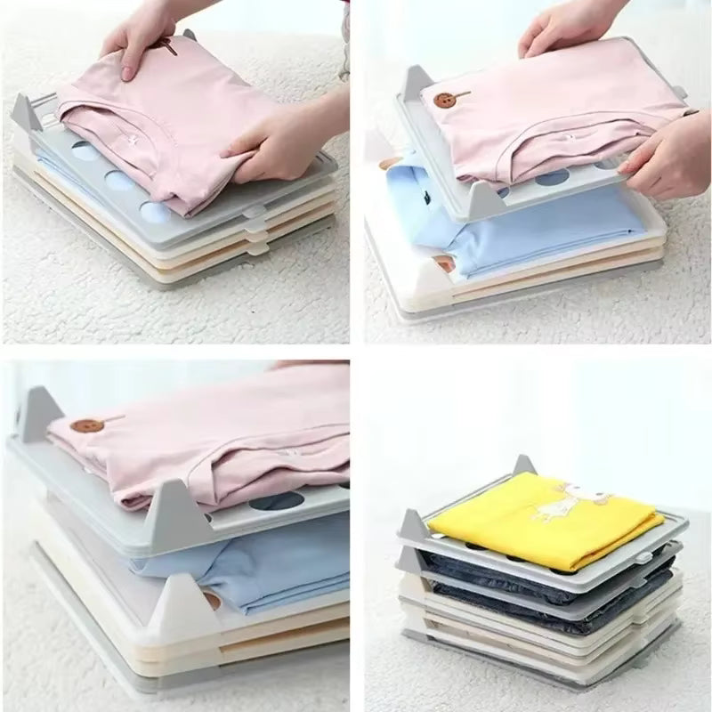 Stapelbarer faltbarer Kleiderorganizer (Schublade und Reise)