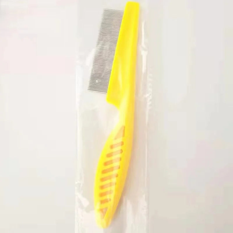 Ergonomischer Bogenhandgriff und rostfreie Stahlzahn-Fellkamm (für Katzen und Hunde)