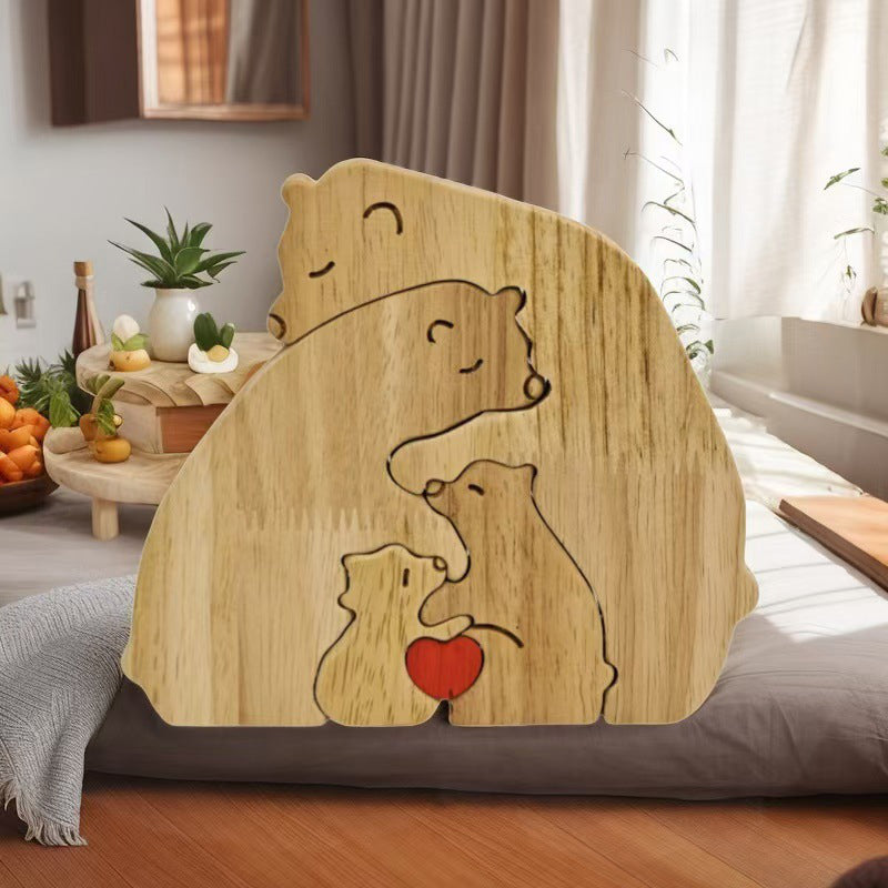 HearthHugs Holzpuzzle Ornamente — Liebe täglich vereinen