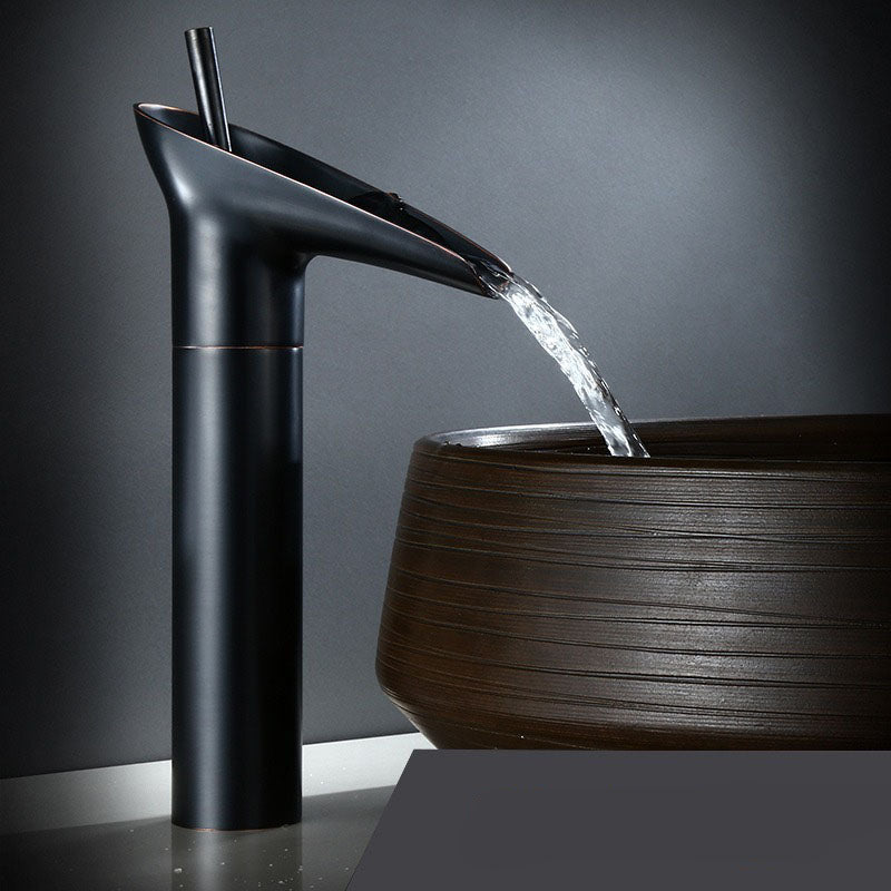 AquaLuxe - Wasserfall antike Wasserhahn Waschbeckenarmatur Messing Waschbeckenarmatur | 50% RABATT