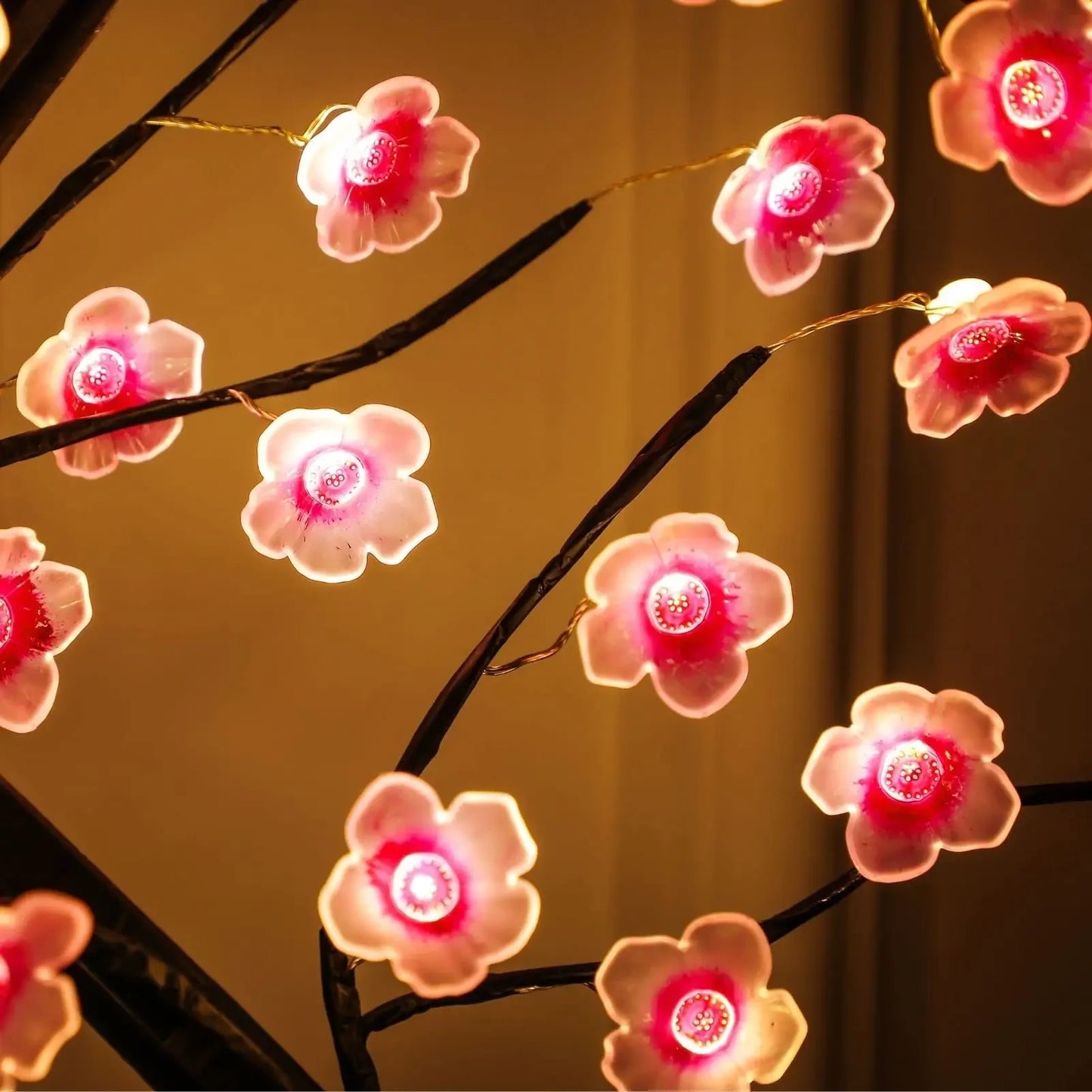 Kirschblüten-Touch-LED-Tischlampe (USB/Batterie)