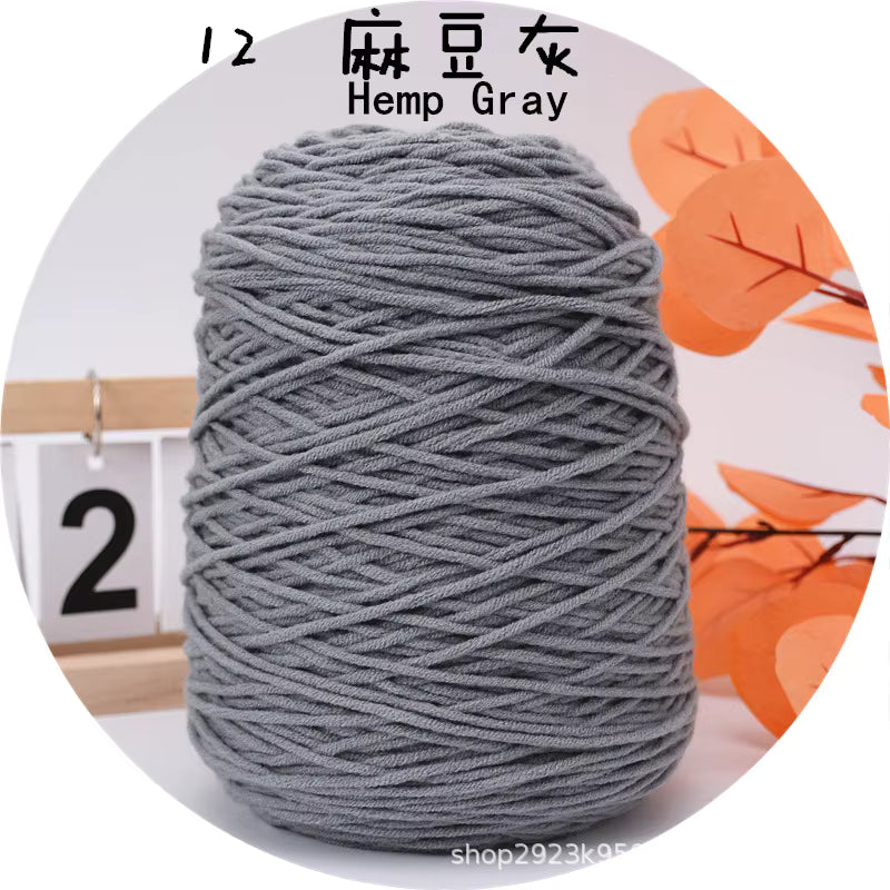 Holdbar 8-trådet flerfarvet tufting garn (400g)