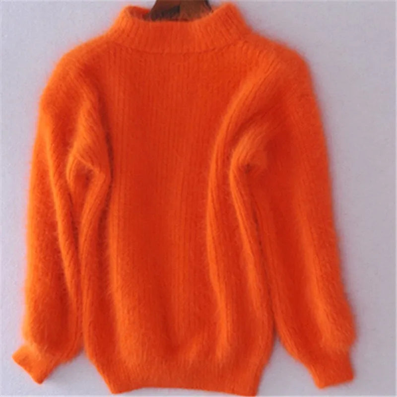 Livia - Pullover im Vintage-Angora-Stil