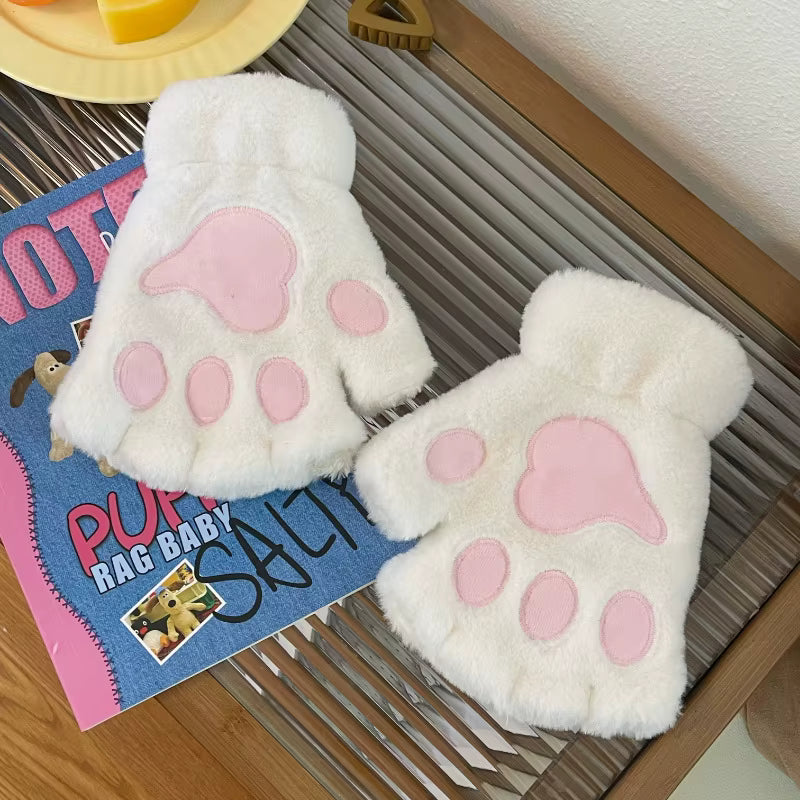 Bequeme weiche fingerlose Pfotenhandschuhe