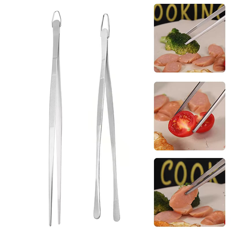 Kochpinzette aus Edelstahl zum Kochen (12 Zoll)