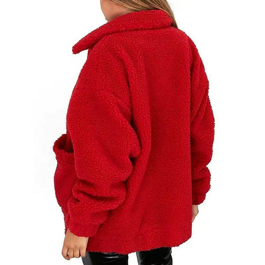 FleeceFit - Fleecejacke für Frauen mit breitem Kragen