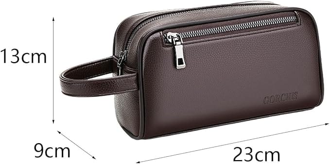 Lucas - Herrentasche mit doppeltem Reißverschluss