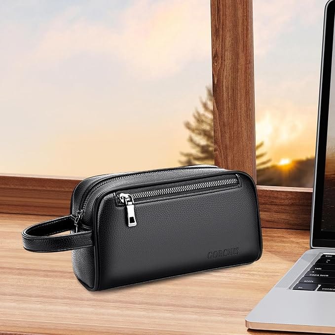 Lucas - Herrentasche mit doppeltem Reißverschluss
