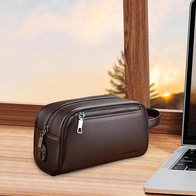 Lucas - Herrentasche mit doppeltem Reißverschluss