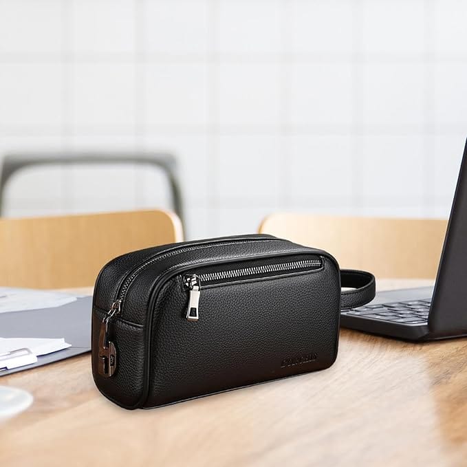 Lucas - Herrentasche mit doppeltem Reißverschluss