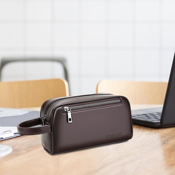 Lucas - Herrentasche mit doppeltem Reißverschluss