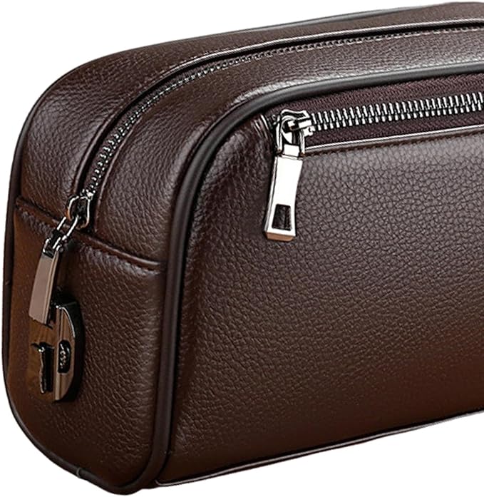 Lucas - Herrentasche mit doppeltem Reißverschluss