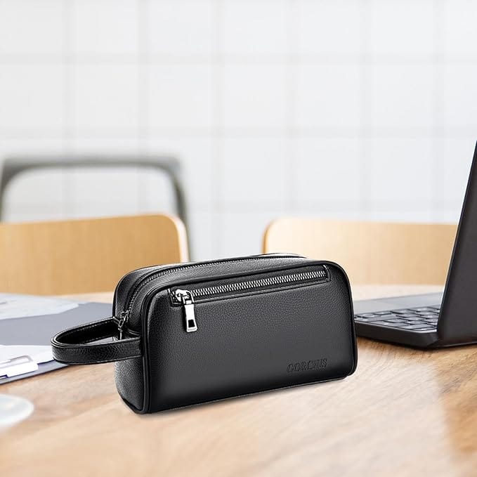 Lucas - Herrentasche mit doppeltem Reißverschluss