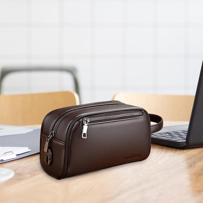 Lucas - Herrentasche mit doppeltem Reißverschluss