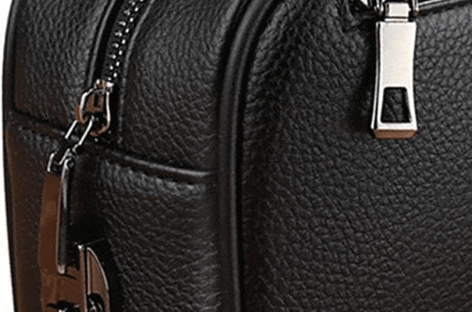 Lucas - Herrentasche mit doppeltem Reißverschluss