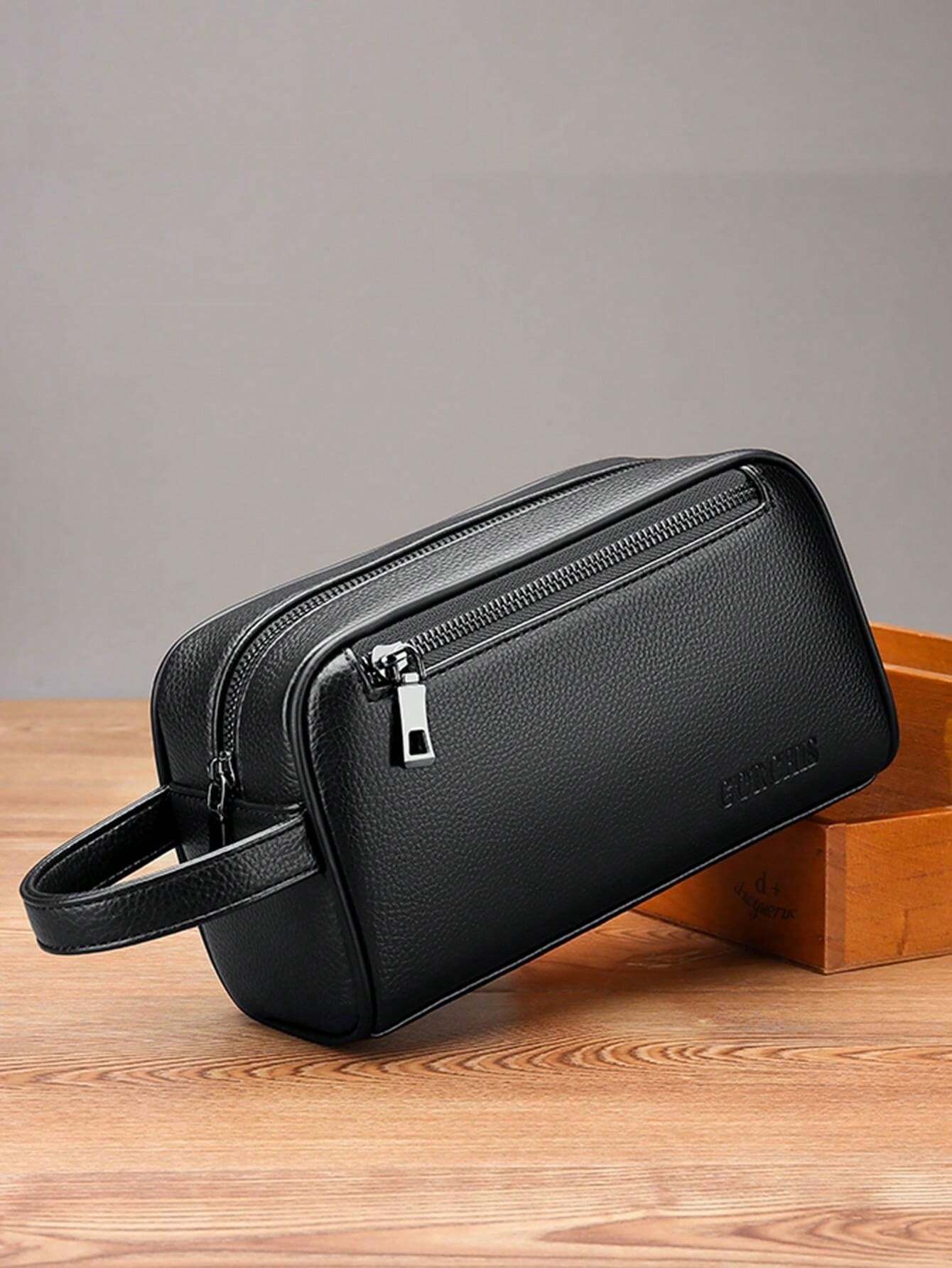 Lucas - Herrentasche mit doppeltem Reißverschluss