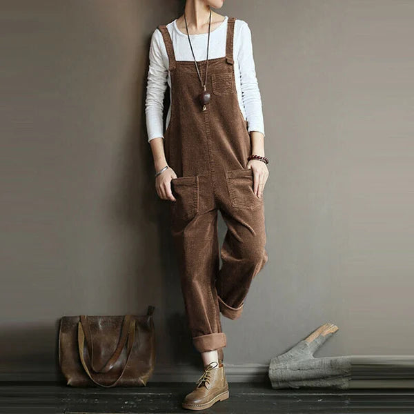 CozyChic - Lässiger Jumpsuit aus Samt | Perfekter Jumpsuit für jeden Anlass