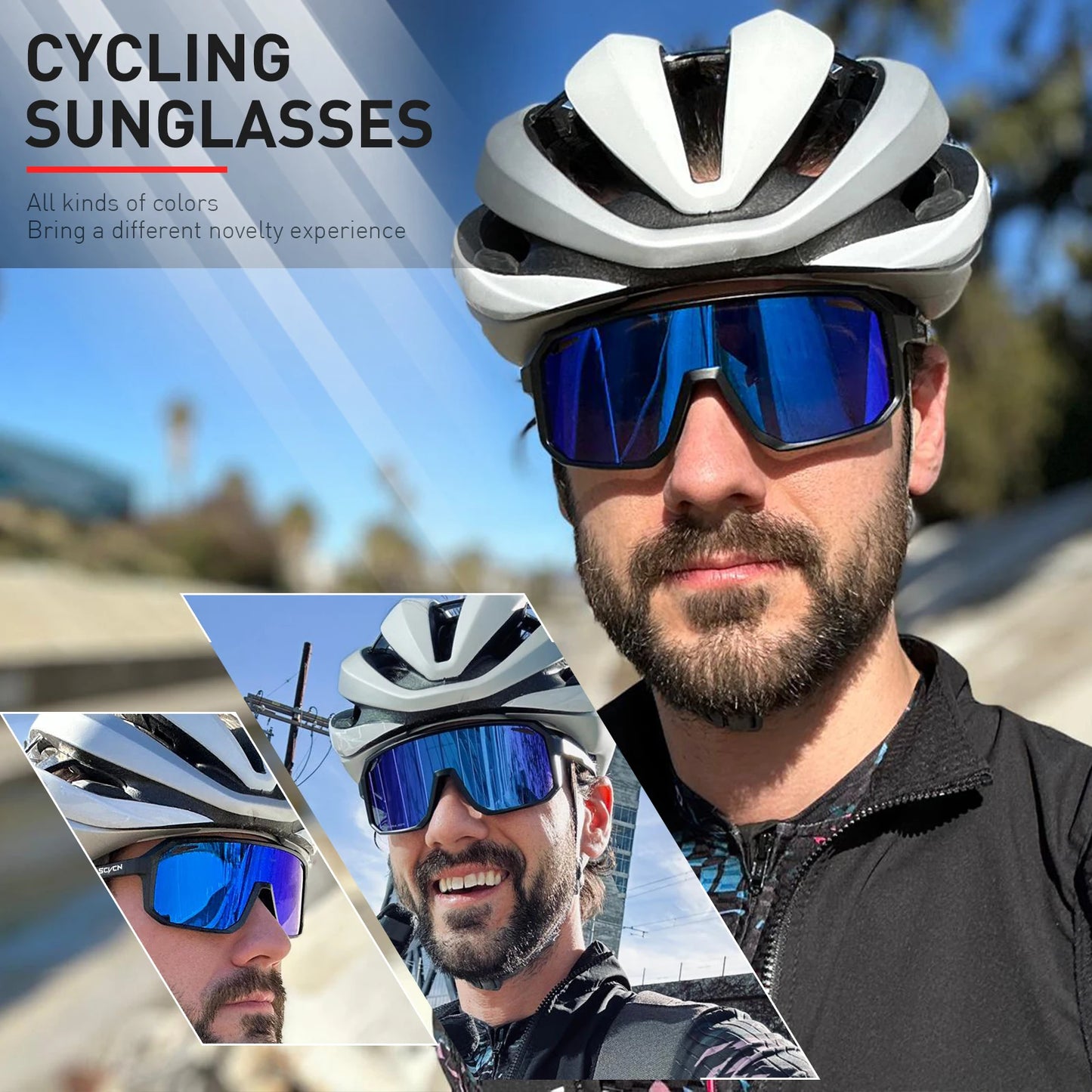 UV400 Leichtgewichtige und schlagfeste Fahrradbrille