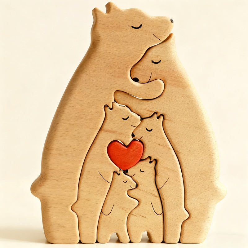 HearthHugs Holzpuzzle Ornamente — Liebe täglich vereinen