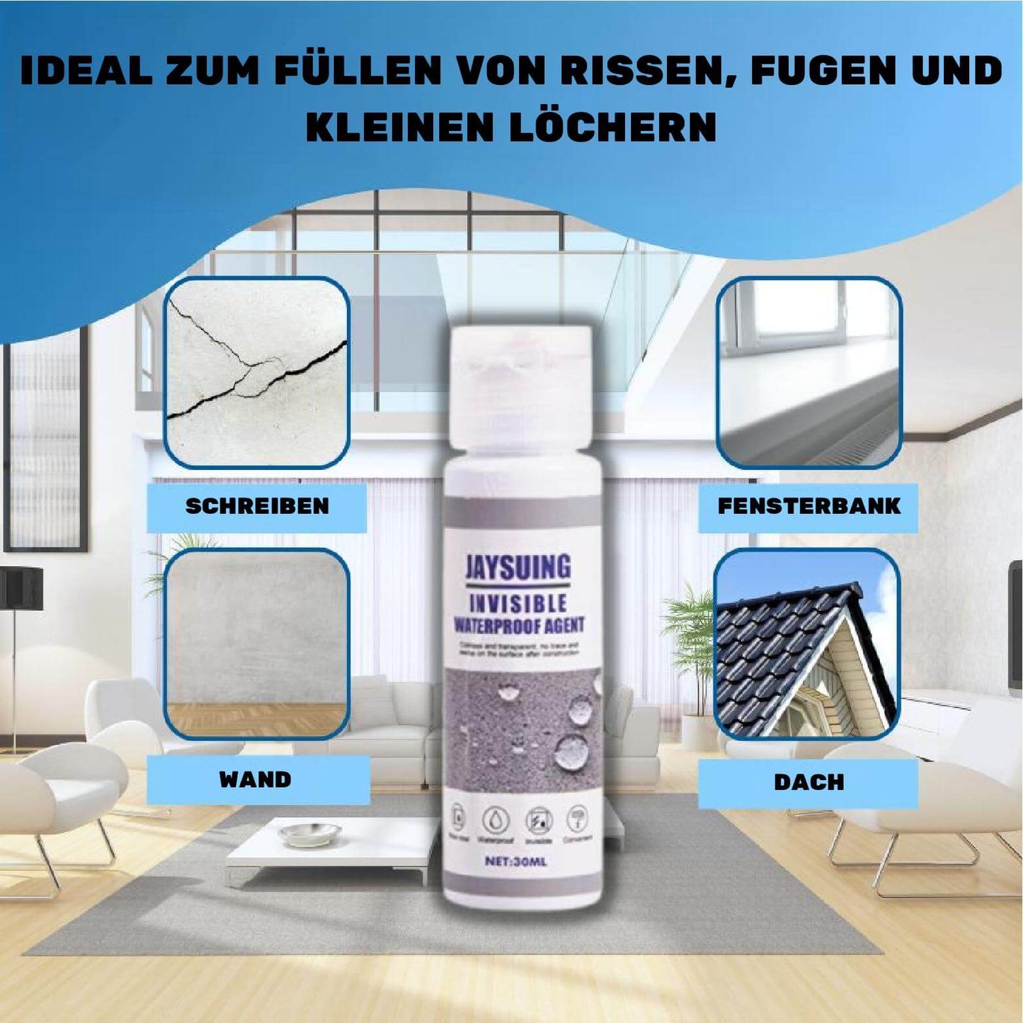 HydroGuard Shield — Usynlig, Øjeblikkelig Tørhed